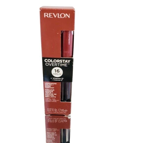 Revlon Colorstay Overtime Lipcolor 005 Infinite Raspberry 16 Hr Wear W/Vitamin E - Picture 1 of 6